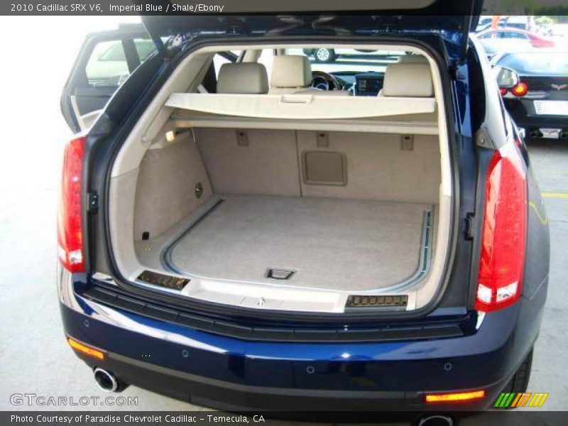 Imperial Blue / Shale/Ebony 2010 Cadillac SRX V6