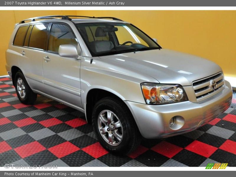 Millenium Silver Metallic / Ash Gray 2007 Toyota Highlander V6 4WD