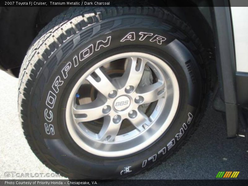 Titanium Metallic / Dark Charcoal 2007 Toyota FJ Cruiser