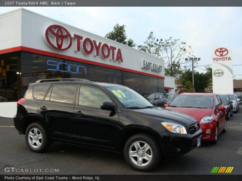 Black / Taupe 2007 Toyota RAV4 4WD