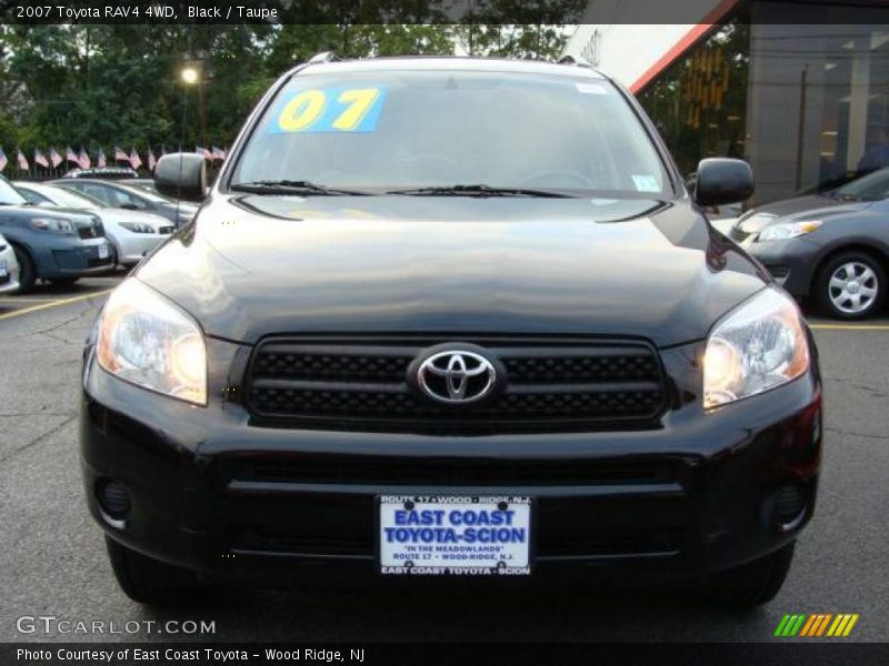 Black / Taupe 2007 Toyota RAV4 4WD