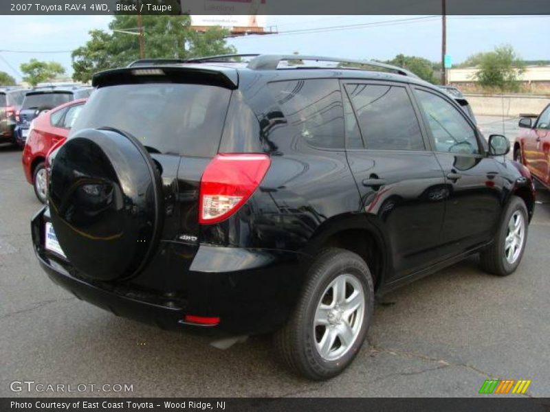 Black / Taupe 2007 Toyota RAV4 4WD