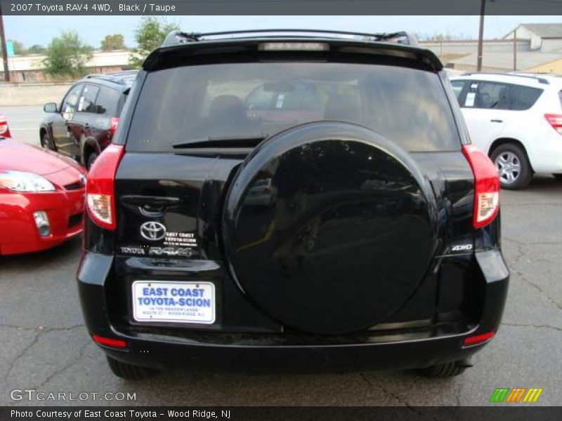 Black / Taupe 2007 Toyota RAV4 4WD