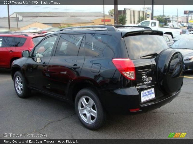 Black / Taupe 2007 Toyota RAV4 4WD