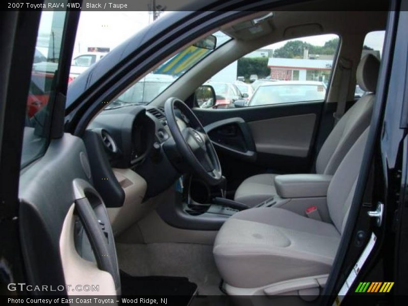 Black / Taupe 2007 Toyota RAV4 4WD