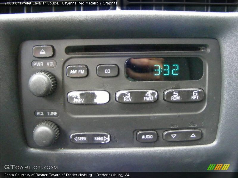 Cayenne Red Metallic / Graphite 2000 Chevrolet Cavalier Coupe