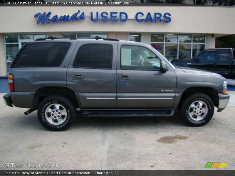 Medium Charcoal Gray Metallic / Medium Oak 2000 Chevrolet Tahoe LT