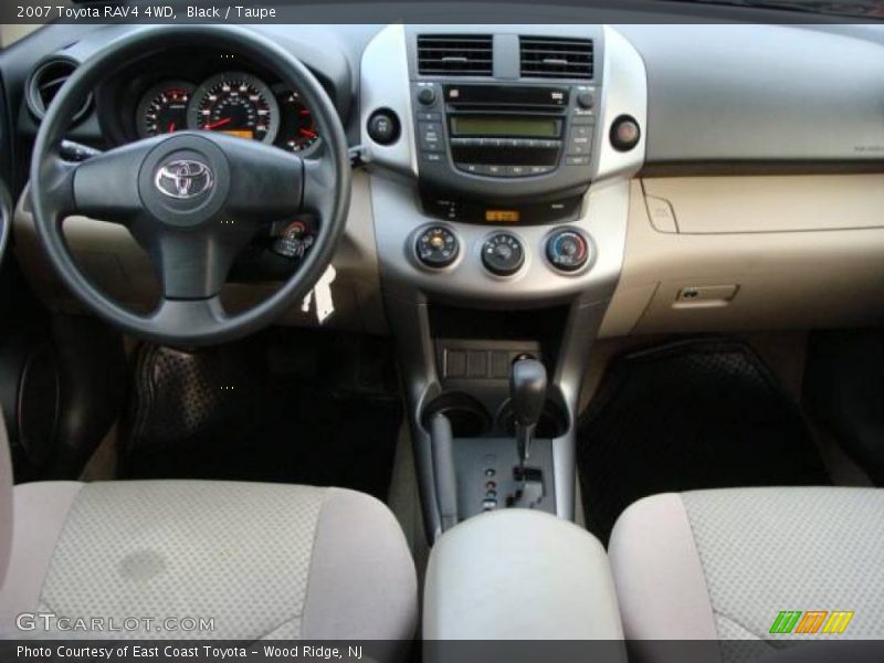 Black / Taupe 2007 Toyota RAV4 4WD