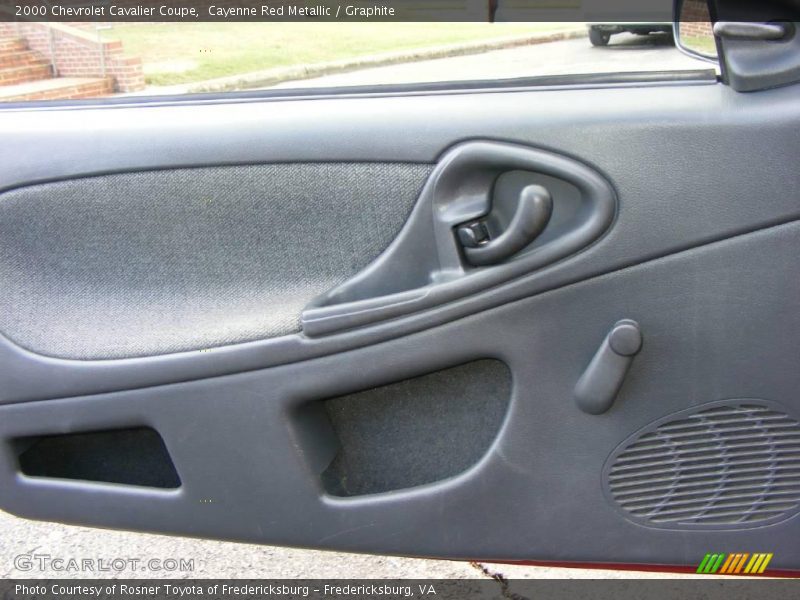 Cayenne Red Metallic / Graphite 2000 Chevrolet Cavalier Coupe