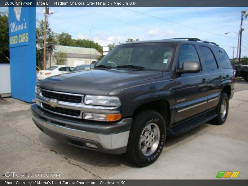 Medium Charcoal Gray Metallic / Medium Oak 2000 Chevrolet Tahoe LT