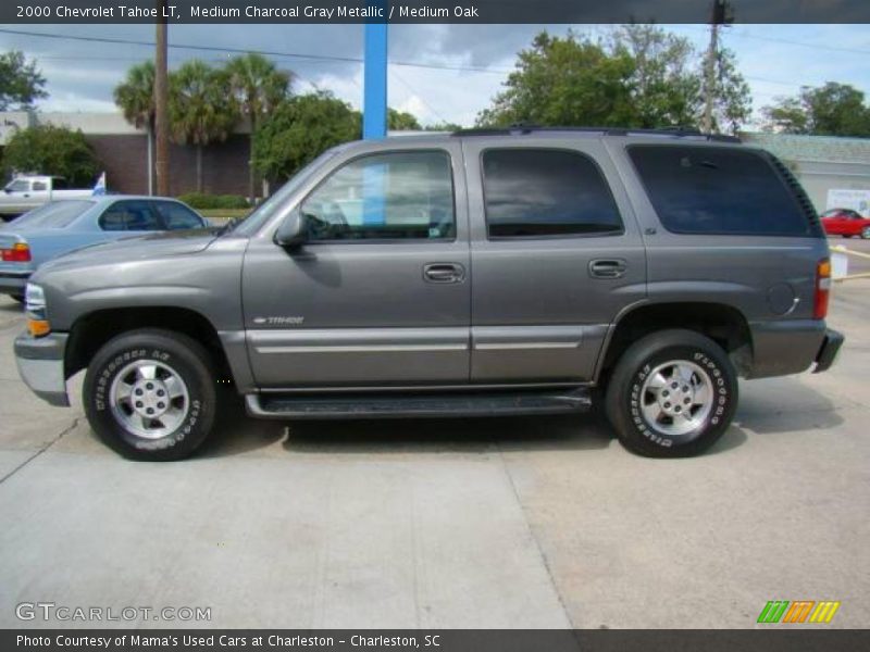 Medium Charcoal Gray Metallic / Medium Oak 2000 Chevrolet Tahoe LT