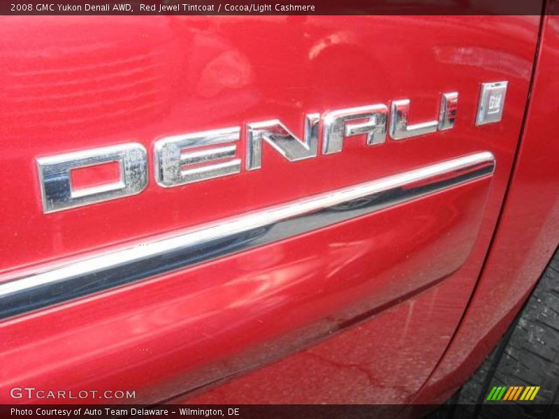Red Jewel Tintcoat / Cocoa/Light Cashmere 2008 GMC Yukon Denali AWD