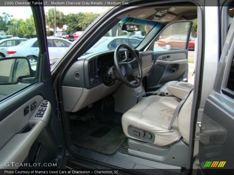 Medium Charcoal Gray Metallic / Medium Oak 2000 Chevrolet Tahoe LT