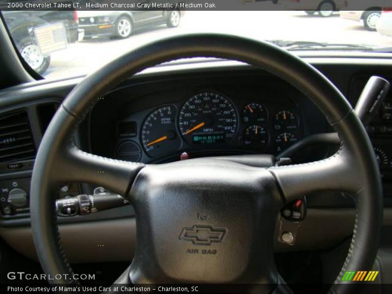 Medium Charcoal Gray Metallic / Medium Oak 2000 Chevrolet Tahoe LT