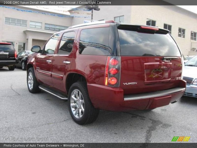 Red Jewel Tintcoat / Cocoa/Light Cashmere 2008 GMC Yukon Denali AWD