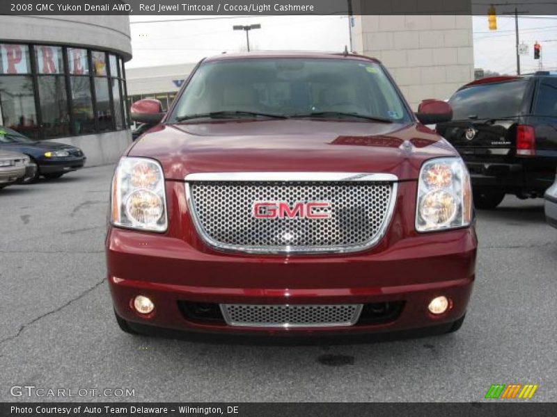 Red Jewel Tintcoat / Cocoa/Light Cashmere 2008 GMC Yukon Denali AWD