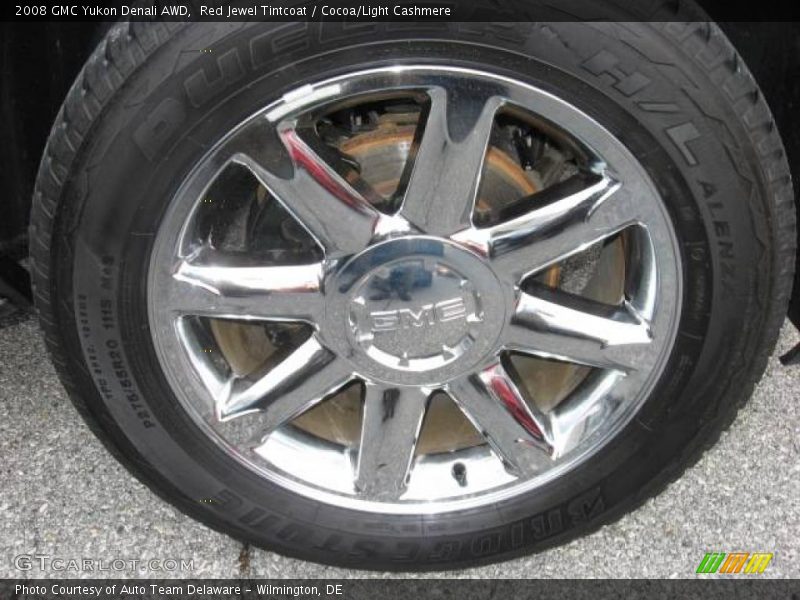 Red Jewel Tintcoat / Cocoa/Light Cashmere 2008 GMC Yukon Denali AWD