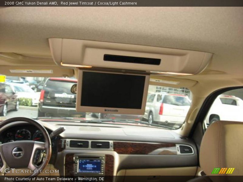 Red Jewel Tintcoat / Cocoa/Light Cashmere 2008 GMC Yukon Denali AWD