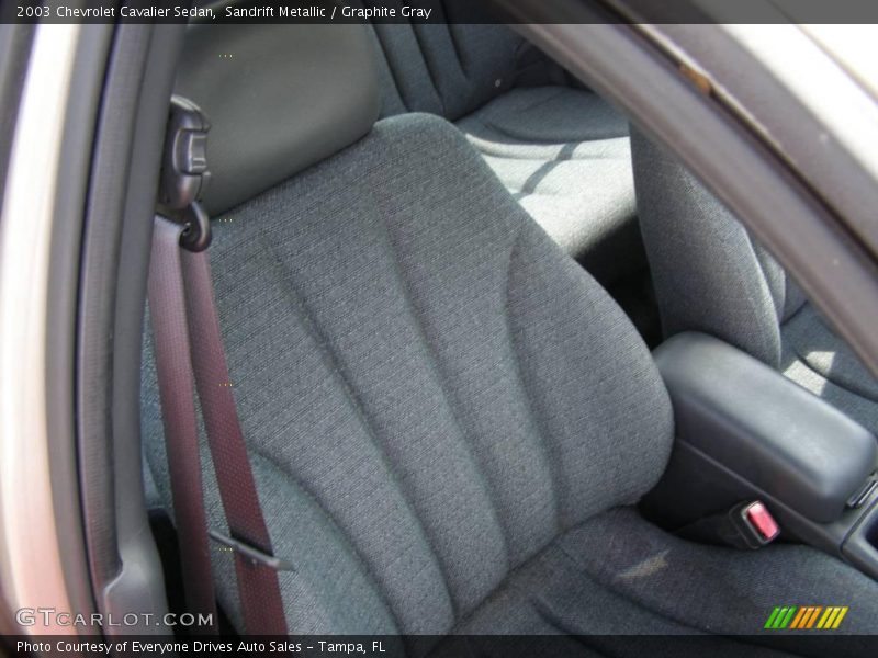 Sandrift Metallic / Graphite Gray 2003 Chevrolet Cavalier Sedan