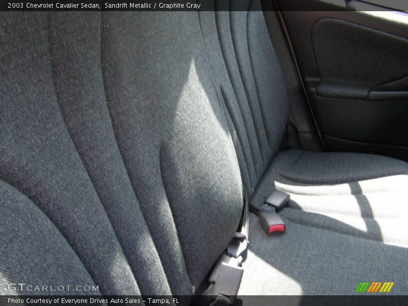Sandrift Metallic / Graphite Gray 2003 Chevrolet Cavalier Sedan