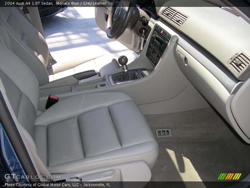 Monaco Blue / Grey Leather 2004 Audi A4 1.8T Sedan