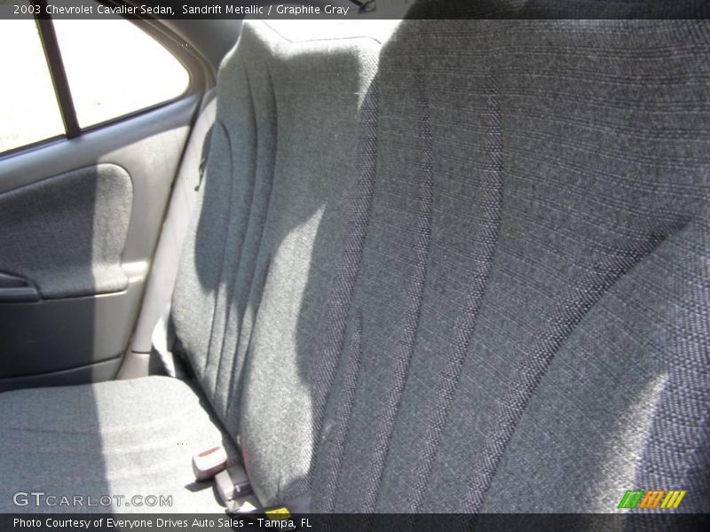 Sandrift Metallic / Graphite Gray 2003 Chevrolet Cavalier Sedan