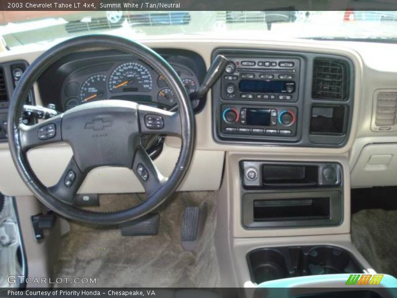 Summit White / Tan/Neutral 2003 Chevrolet Tahoe LT 4x4