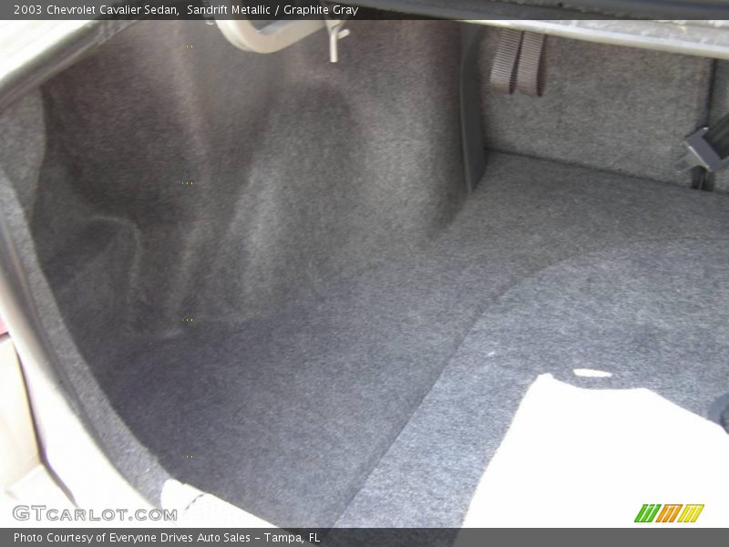 Sandrift Metallic / Graphite Gray 2003 Chevrolet Cavalier Sedan