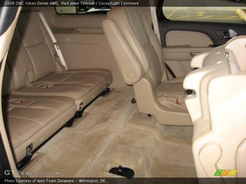 Red Jewel Tintcoat / Cocoa/Light Cashmere 2008 GMC Yukon Denali AWD