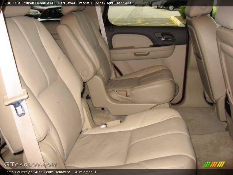 Red Jewel Tintcoat / Cocoa/Light Cashmere 2008 GMC Yukon Denali AWD
