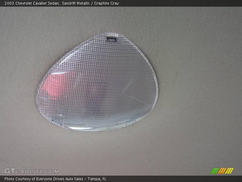 Sandrift Metallic / Graphite Gray 2003 Chevrolet Cavalier Sedan