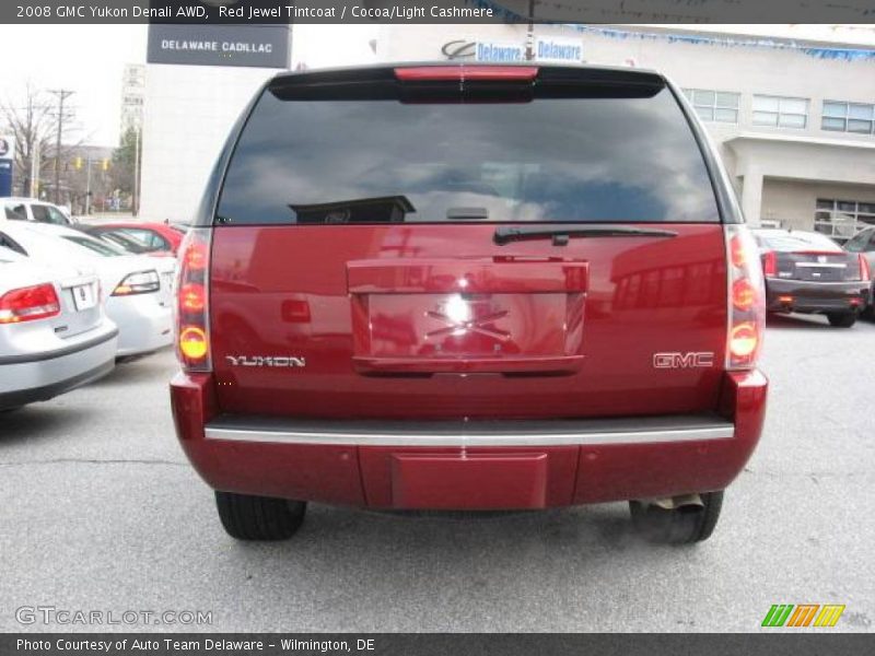 Red Jewel Tintcoat / Cocoa/Light Cashmere 2008 GMC Yukon Denali AWD
