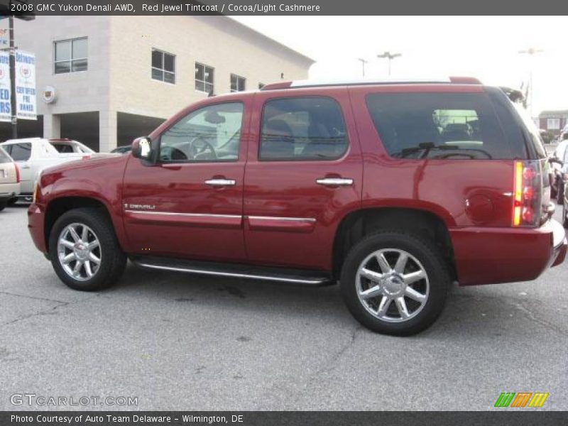 Red Jewel Tintcoat / Cocoa/Light Cashmere 2008 GMC Yukon Denali AWD