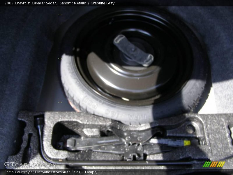 Sandrift Metallic / Graphite Gray 2003 Chevrolet Cavalier Sedan