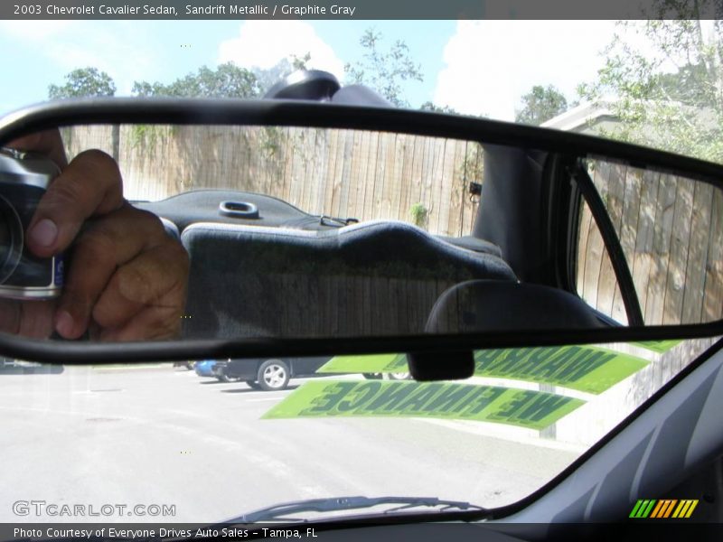 Sandrift Metallic / Graphite Gray 2003 Chevrolet Cavalier Sedan