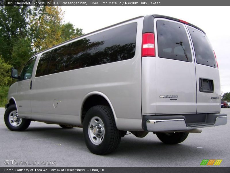 Silver Birch Metallic / Medium Dark Pewter 2005 Chevrolet Express 3500 15 Passenger Van