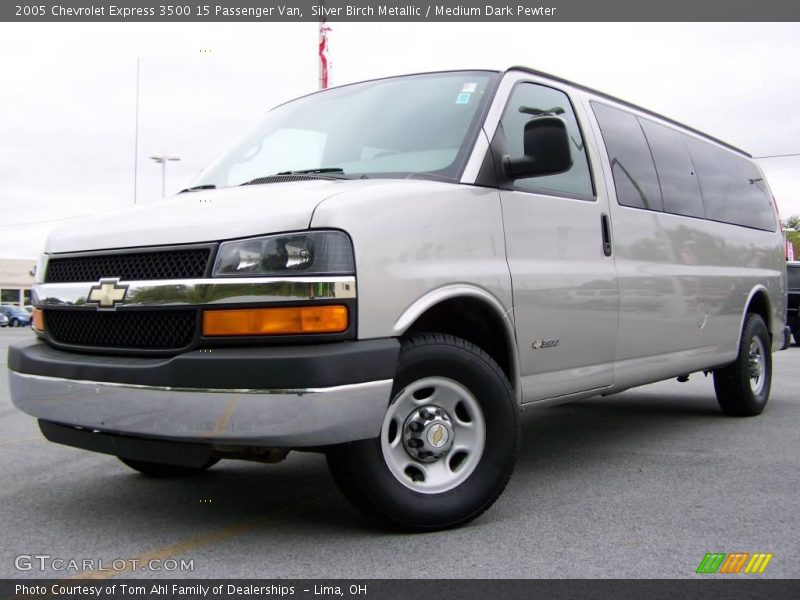 Silver Birch Metallic / Medium Dark Pewter 2005 Chevrolet Express 3500 15 Passenger Van