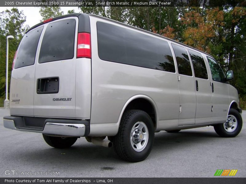 Silver Birch Metallic / Medium Dark Pewter 2005 Chevrolet Express 3500 15 Passenger Van