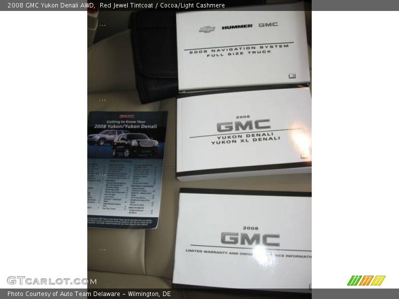 Red Jewel Tintcoat / Cocoa/Light Cashmere 2008 GMC Yukon Denali AWD
