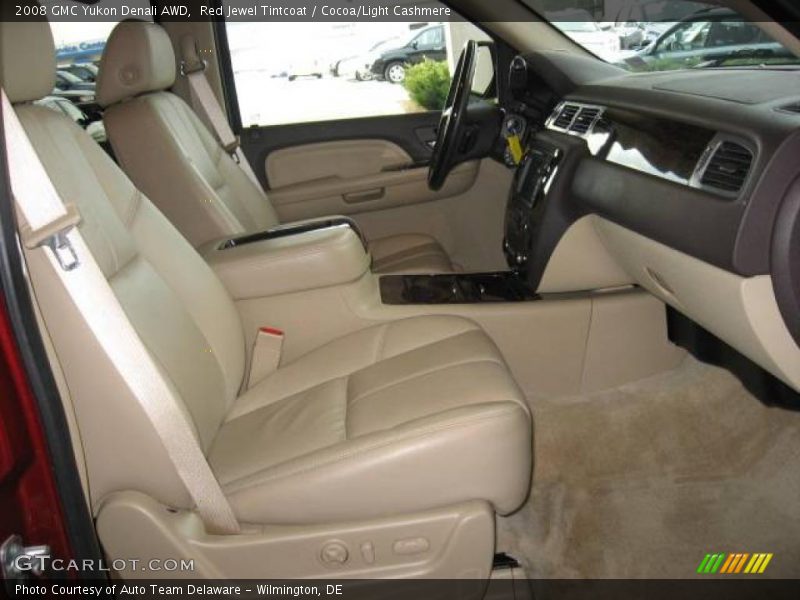 Red Jewel Tintcoat / Cocoa/Light Cashmere 2008 GMC Yukon Denali AWD