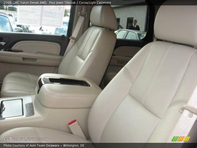 Red Jewel Tintcoat / Cocoa/Light Cashmere 2008 GMC Yukon Denali AWD