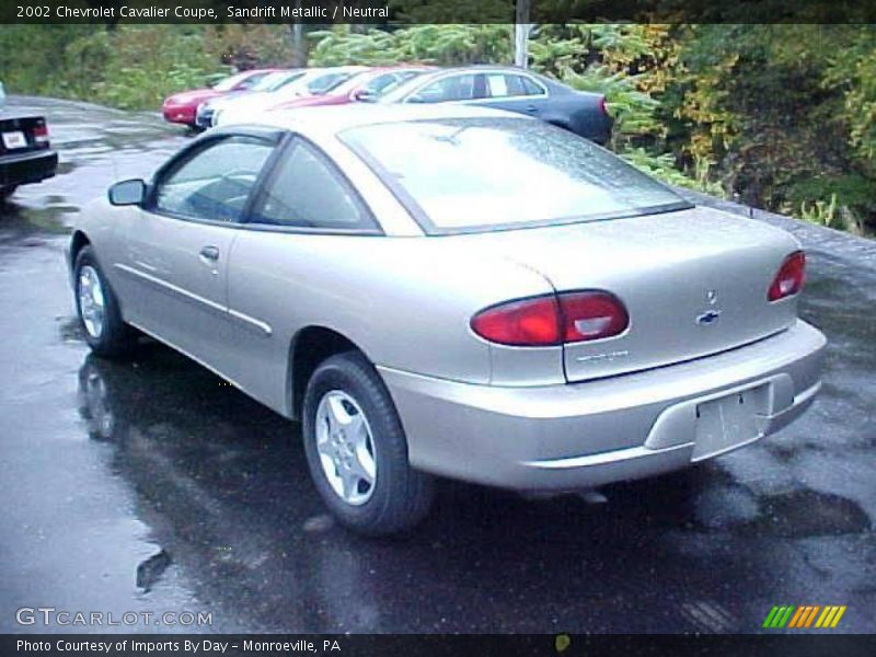 Sandrift Metallic / Neutral 2002 Chevrolet Cavalier Coupe