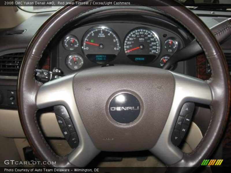 Red Jewel Tintcoat / Cocoa/Light Cashmere 2008 GMC Yukon Denali AWD