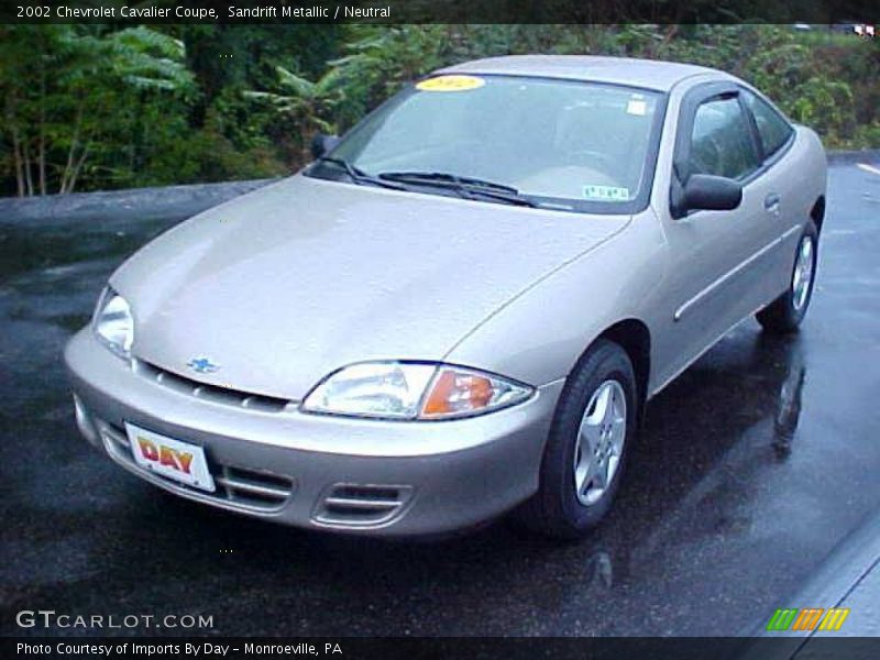 Sandrift Metallic / Neutral 2002 Chevrolet Cavalier Coupe