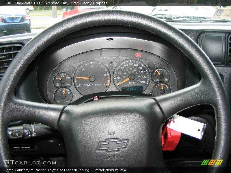 Onyx Black / Graphite 2002 Chevrolet S10 LS Extended Cab
