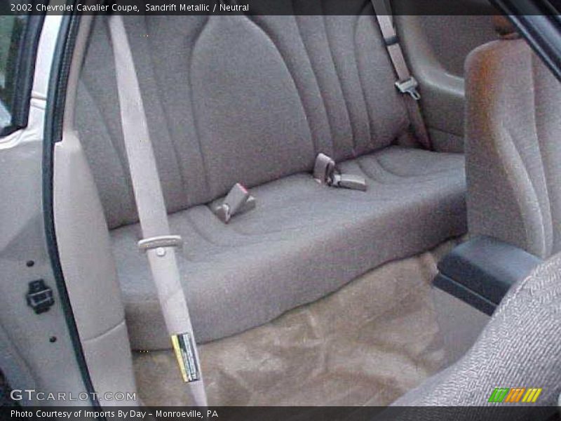 Sandrift Metallic / Neutral 2002 Chevrolet Cavalier Coupe