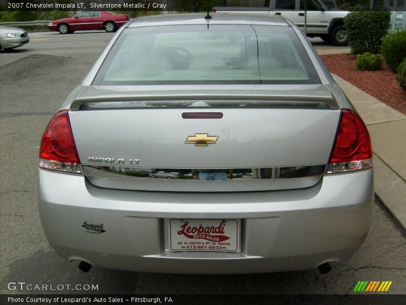 Silverstone Metallic / Gray 2007 Chevrolet Impala LT