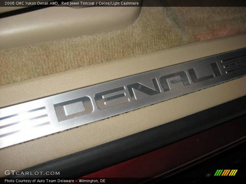 Red Jewel Tintcoat / Cocoa/Light Cashmere 2008 GMC Yukon Denali AWD