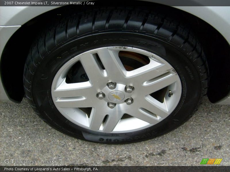 Silverstone Metallic / Gray 2007 Chevrolet Impala LT