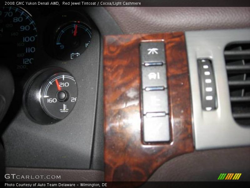 Red Jewel Tintcoat / Cocoa/Light Cashmere 2008 GMC Yukon Denali AWD